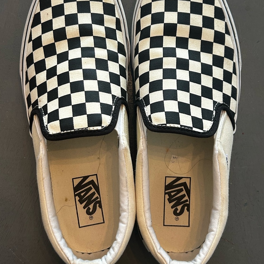 Converse Kids Checkered Sneakers - Black and White